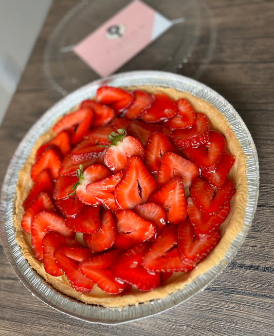 Tarta de frutas de estación