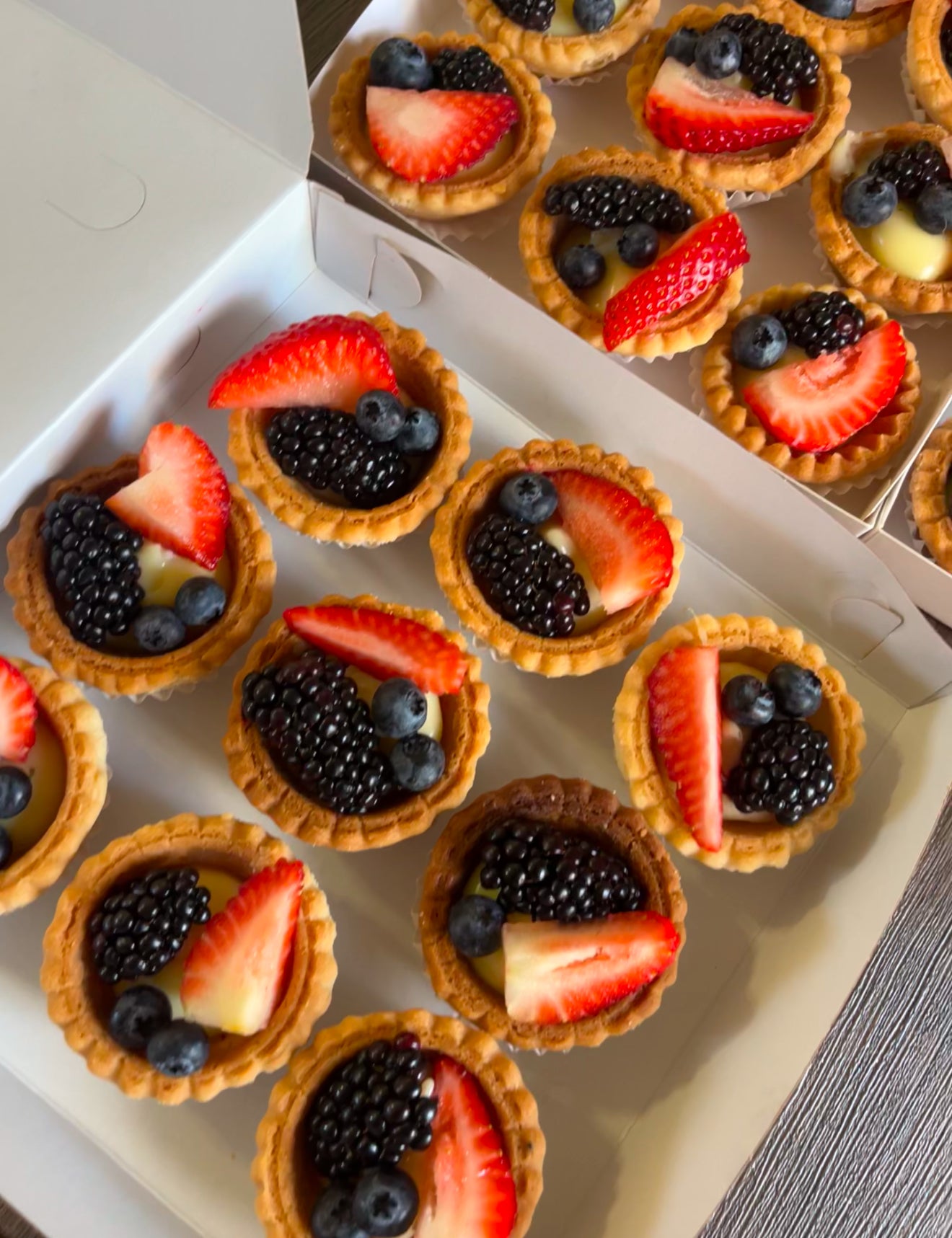 Mini tartas de fruta